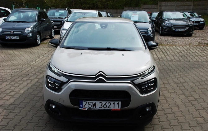 Citroen C3 cena 53900 przebieg: 70000, rok produkcji 2021 z Sulechów małe 436